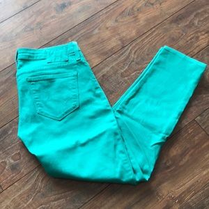 Big Star Turquoise Skinny Capris
